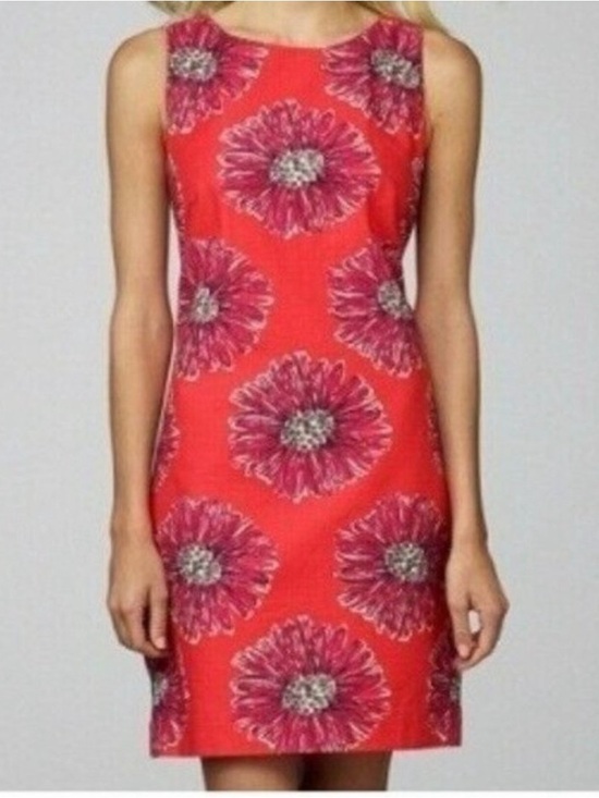 Lilly Pulitzer Dresses & Skirts - Lilly Pulitzer Hot Pink Stephanie Floral Shift Dress